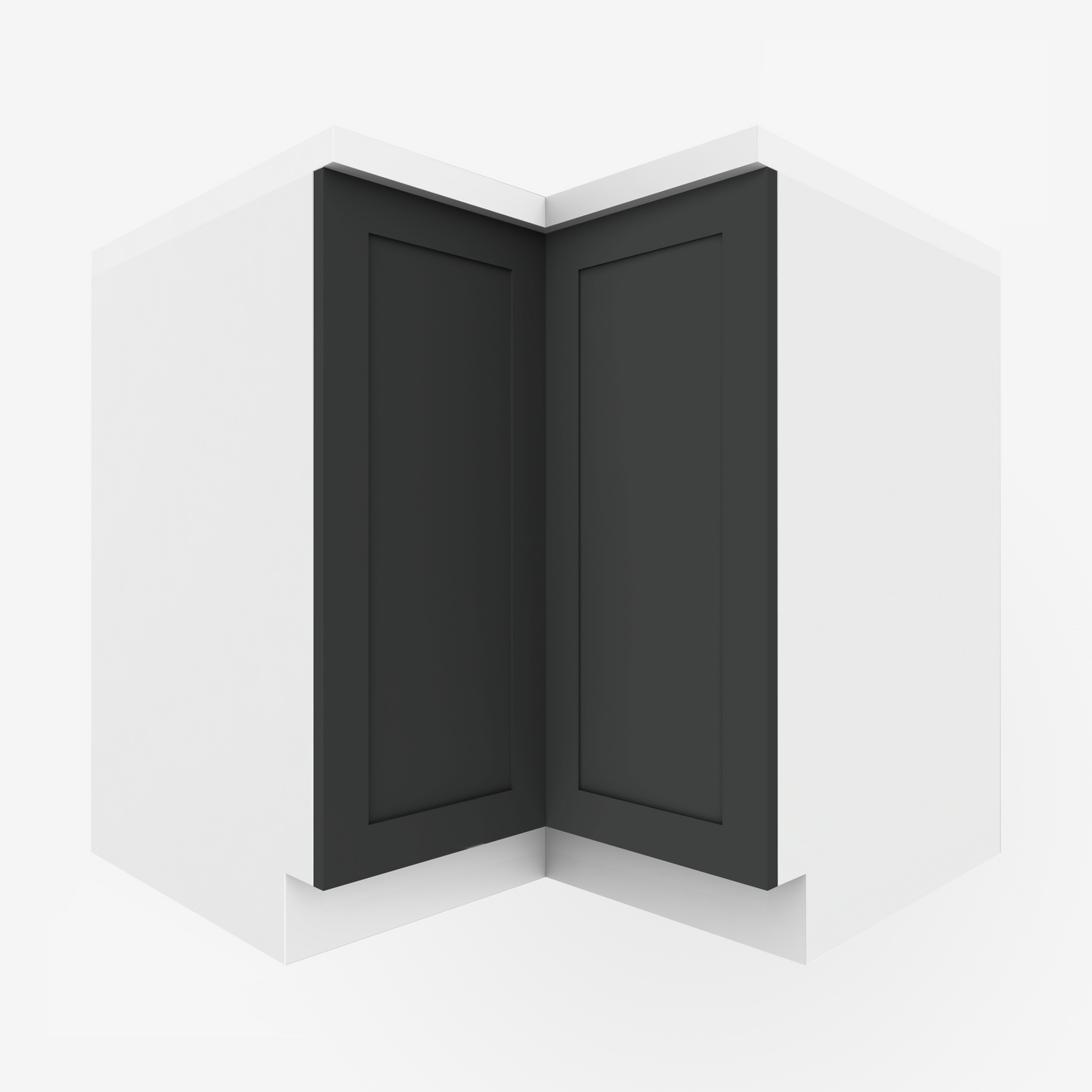 Black Shaker Corner Cabinet Door for Sektion