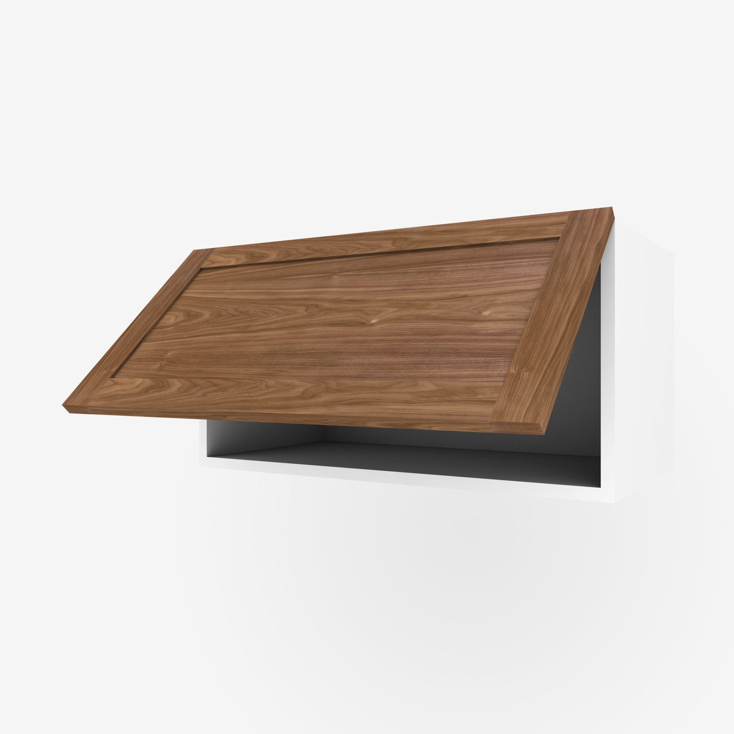 Walnut Shaker Flip-Up Door for Sektion