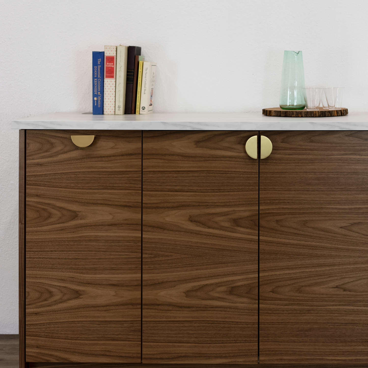 Walnut Pull-Out Drawer for Sektion
