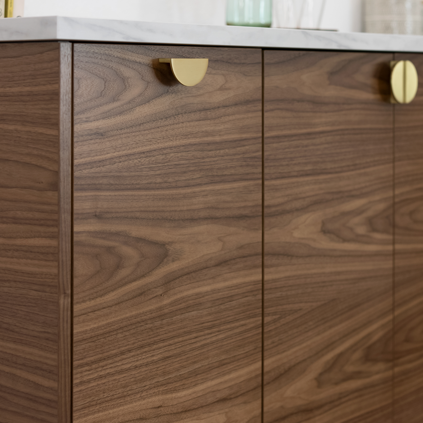 Walnut Pull-Out Drawer for Sektion