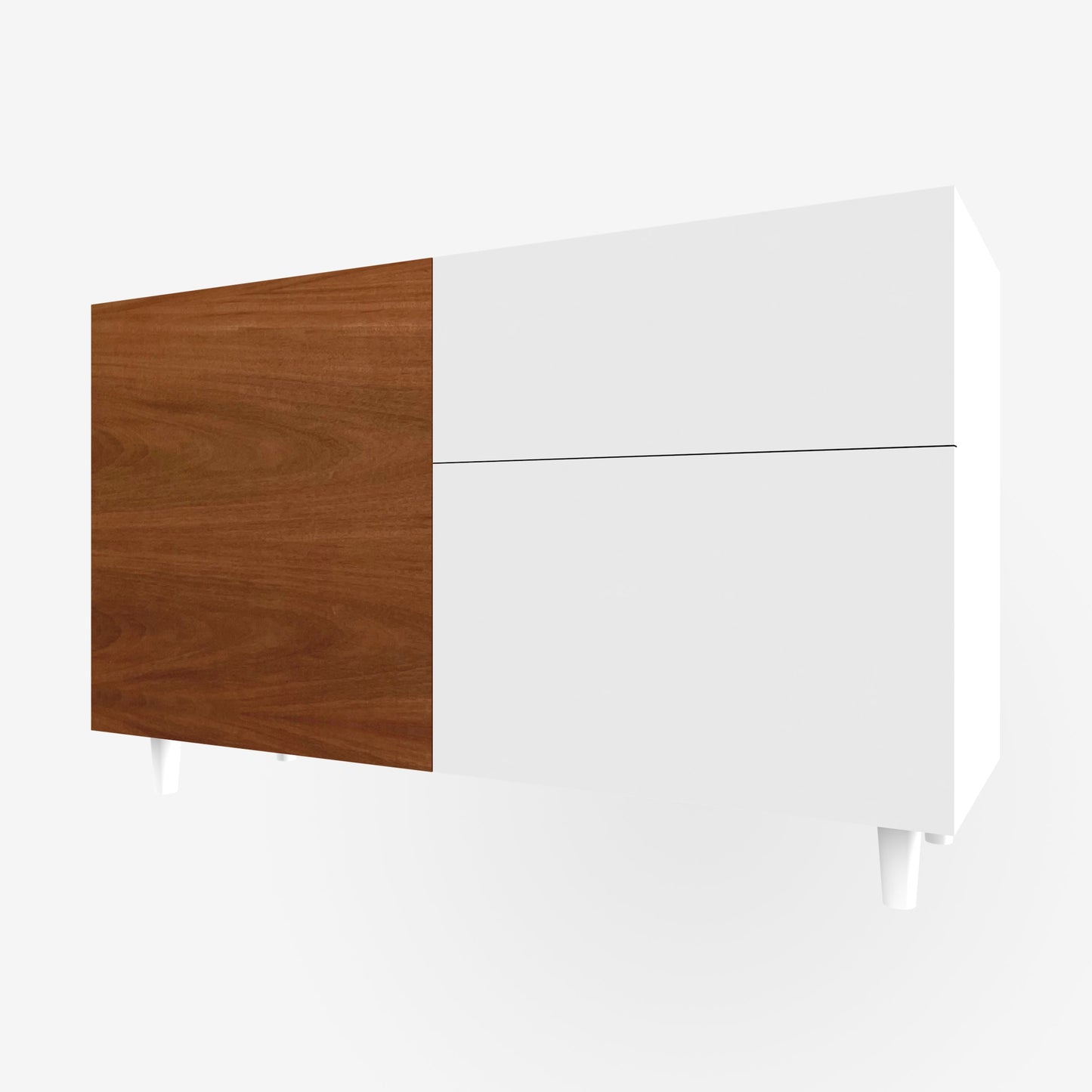 Mahogany Door for Besta, Horizontal Grain 23 5/8" 25 1/4"