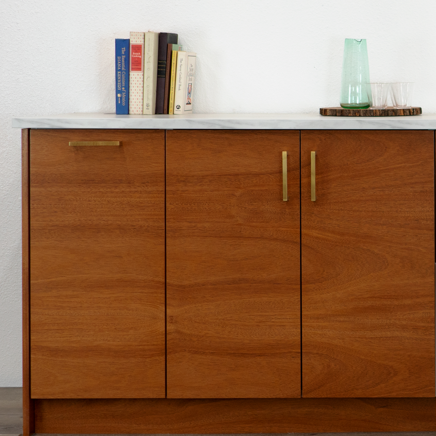 Mahogany Corner Cabinet Door for Sektion