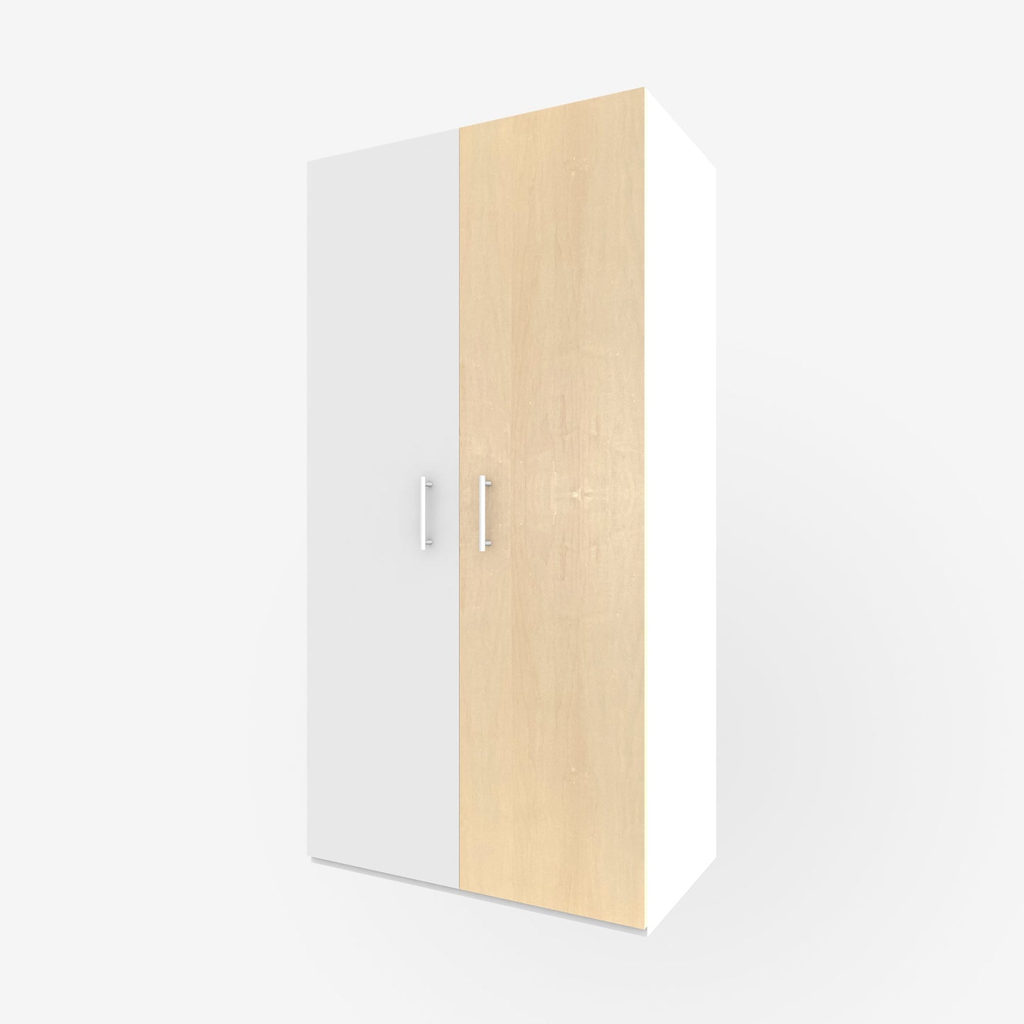 19.5" x 79" real wood veneer maple slab door for Ikea or Swedeboxx pax closet cabinet