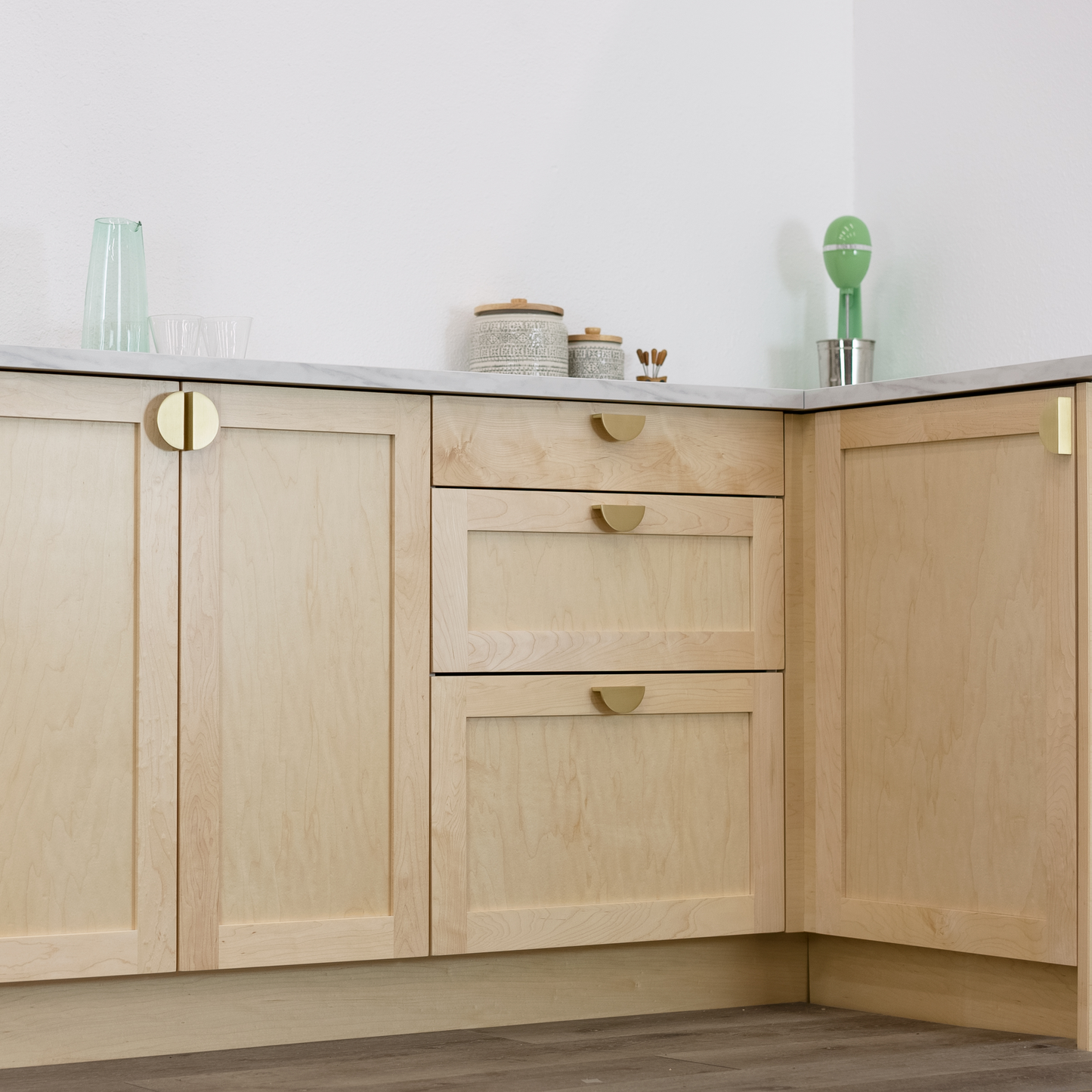 Maple Shaker Corner Cabinet Door for Sektion
