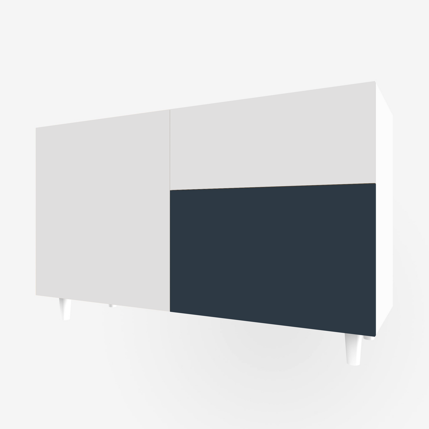 Marine Blue Slab Door / Drawer for Besta