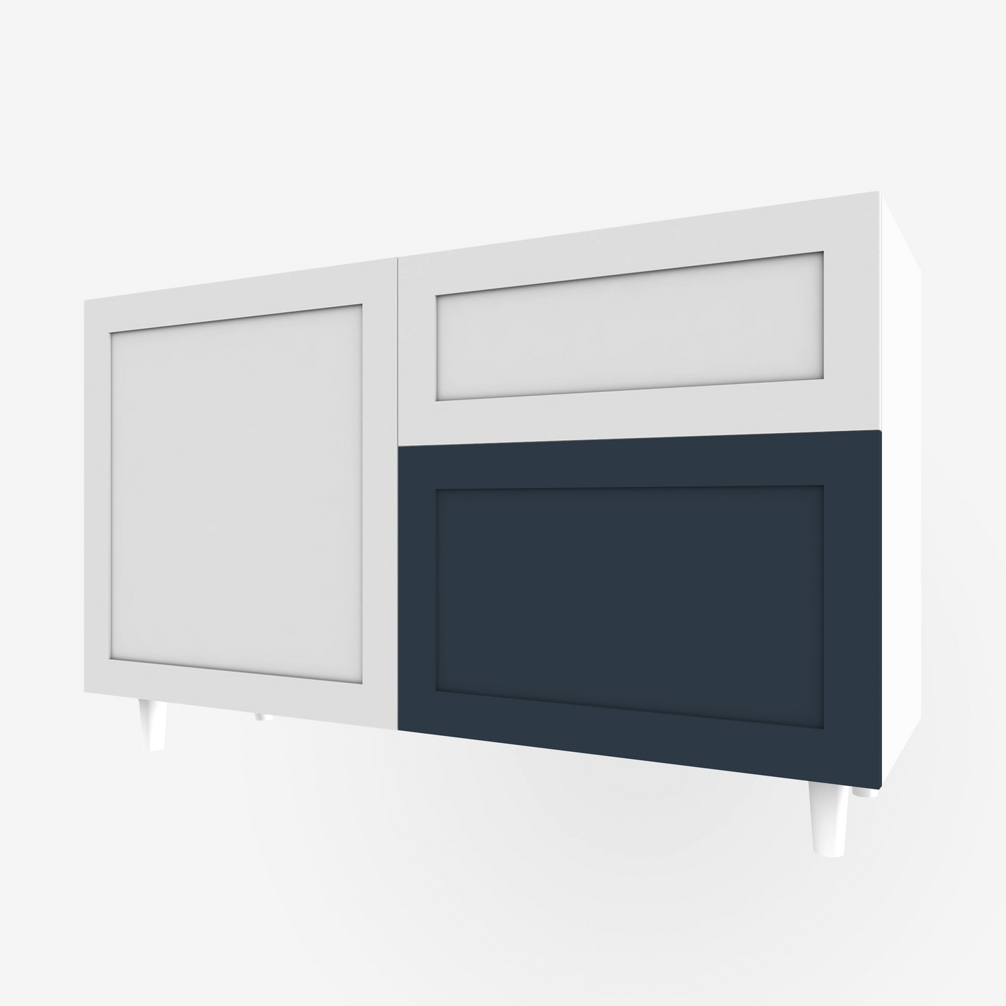 Marine Blue Shaker Door / Drawer Besta