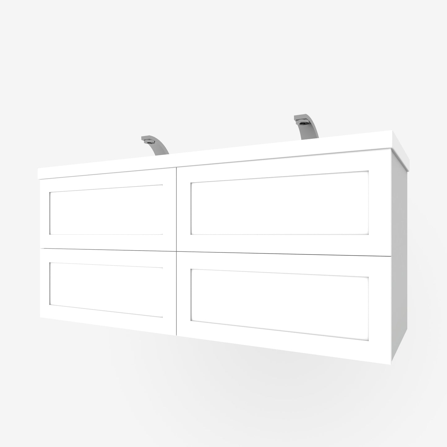 White Shaker 4-Drawers for Godmorgon