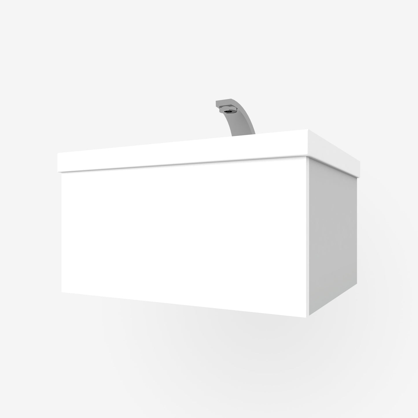 Modern White Slab 1-Drawer for Godmorgon - Acrylic