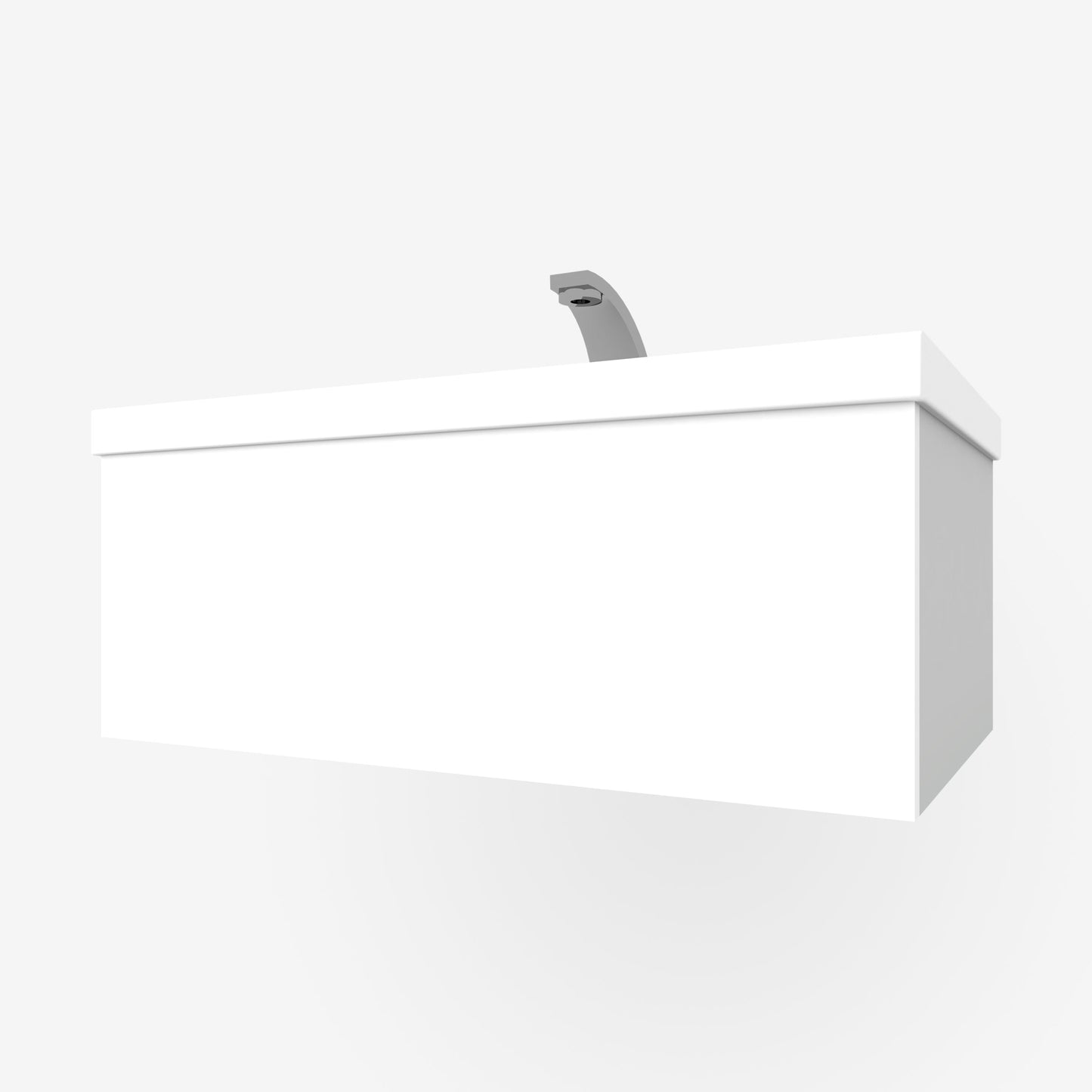 White Slab 1-Drawer for Godmorgon