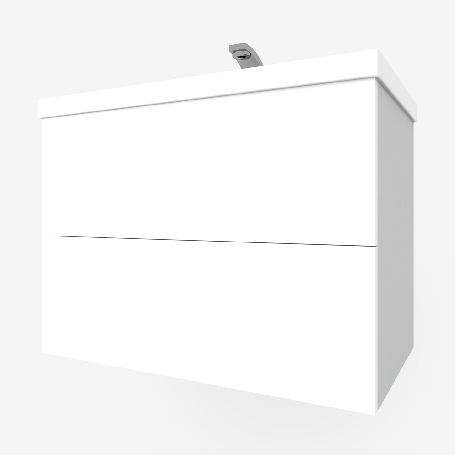 White Slab 2-Drawers for Godmorgon