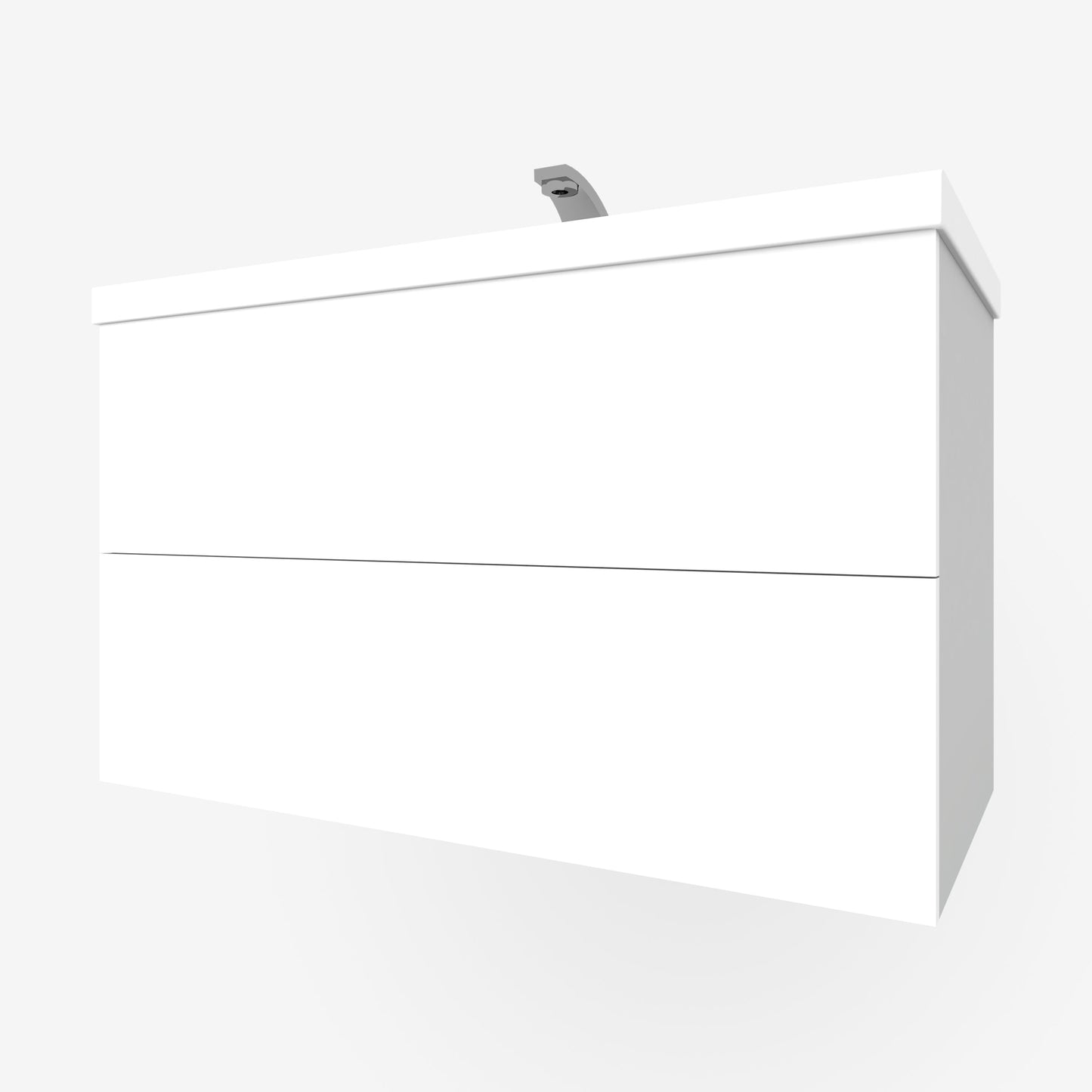 White Slab 2-Drawers for Godmorgon