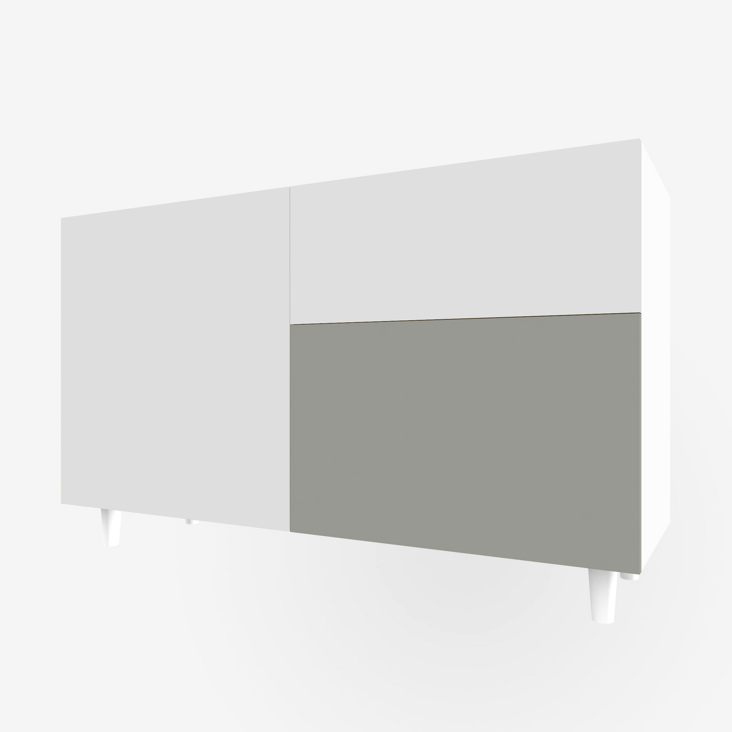 Revere Grey Slab Door / Drawer for Besta