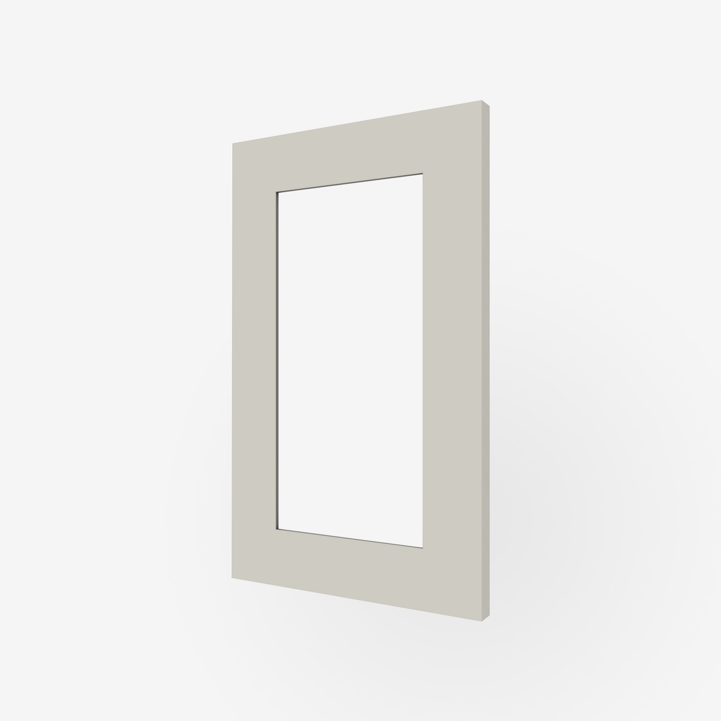 Soapstone Shaker Glass-Ready Door for Sektion