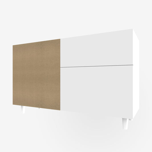 Unfinished Slab Door for Besta 23 5/8" 25 1/4"