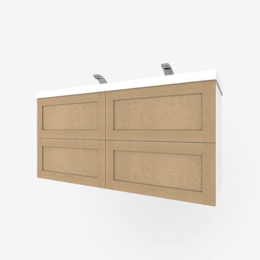 Unfinished Modern Shaker 4-Drawers for Godmorgon - Unfinished