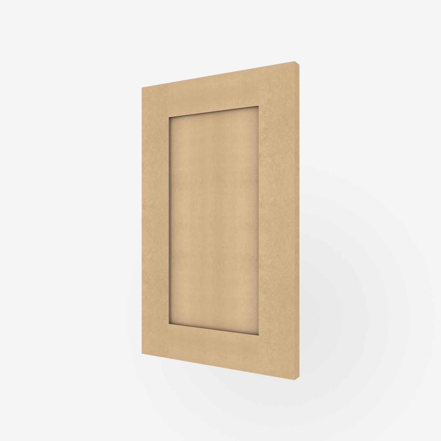 Unfinished Modern Shaker Door for Sektion - Unfinished