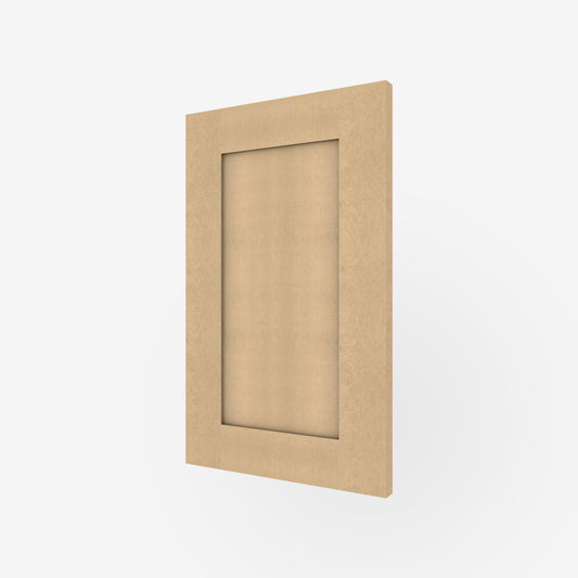 Unfinished Modern Shaker Door for Sektion - Unfinished