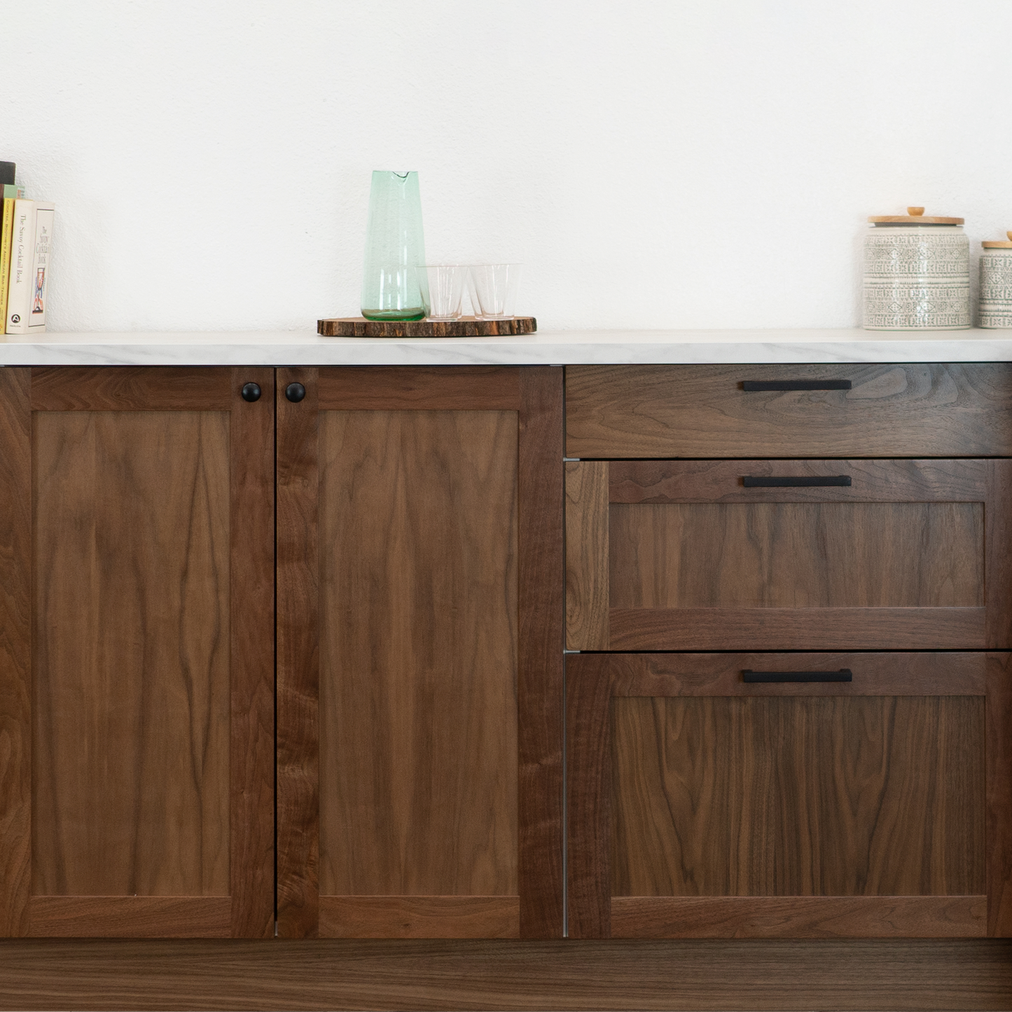 Walnut Shaker Drawer for Sektion