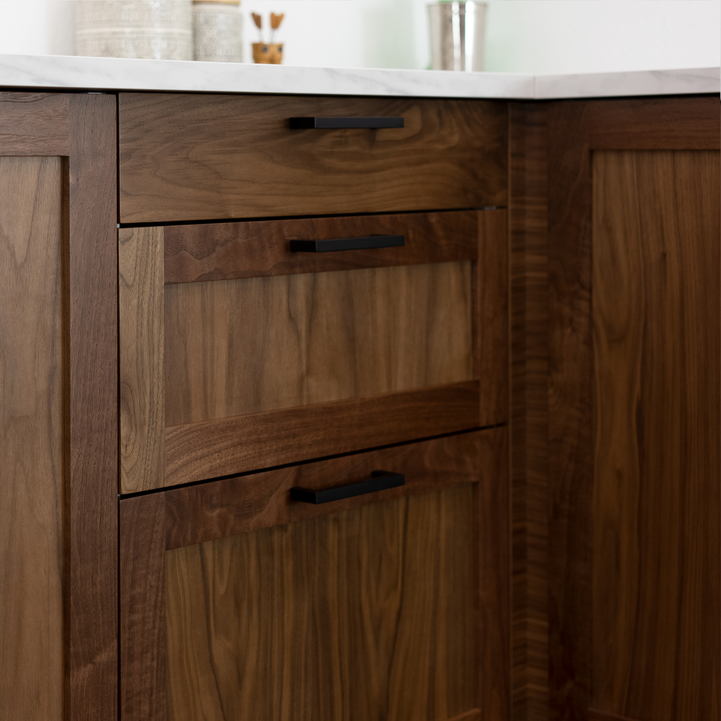 Walnut Shaker Drawer for Sektion