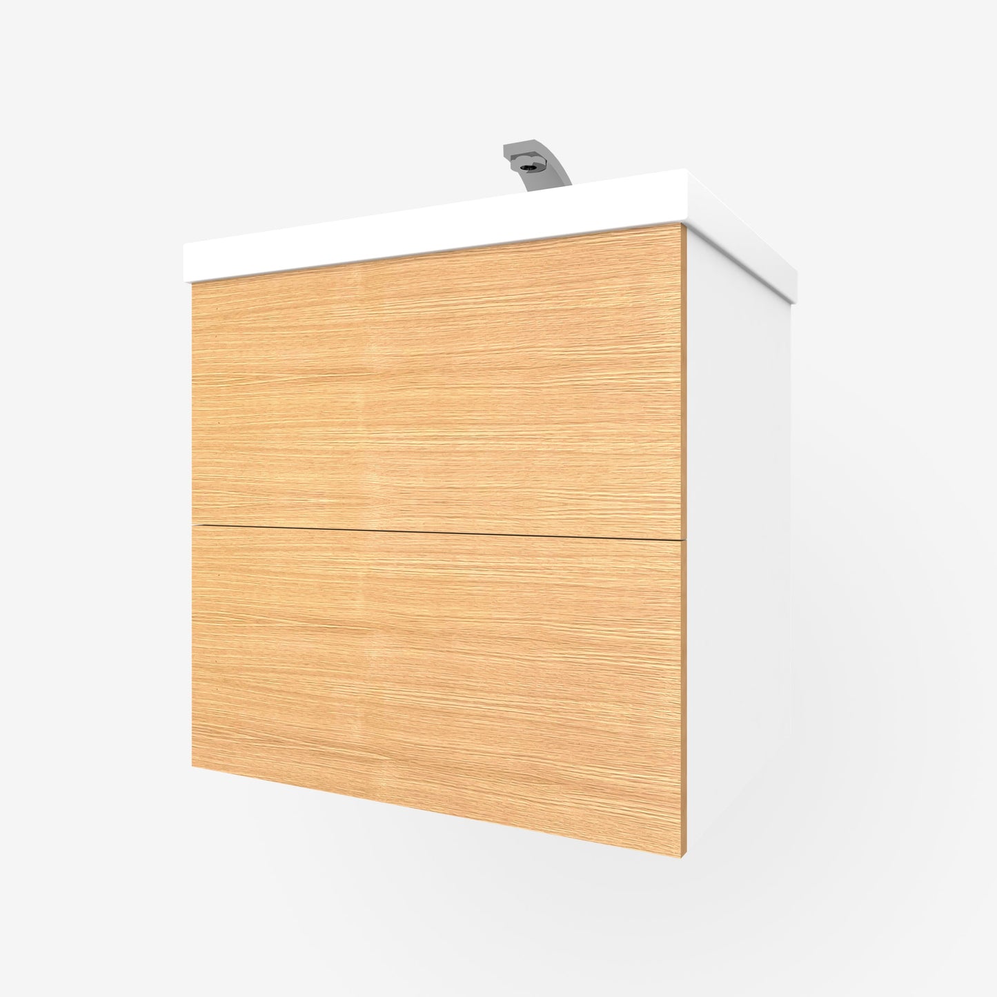 Rift White Oak 2-Drawers for Godmorgon
