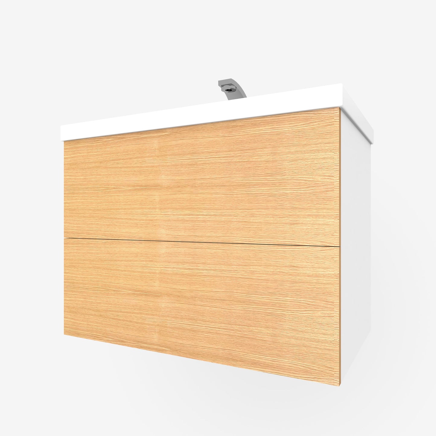Rift White Oak 2-Drawers for Godmorgon