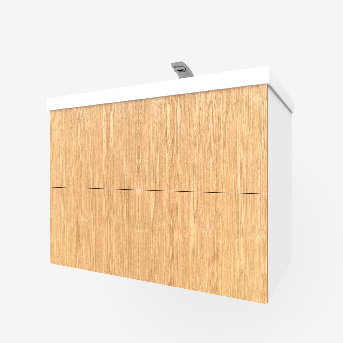 Rift White Oak 2-Drawers for Godmorgon
