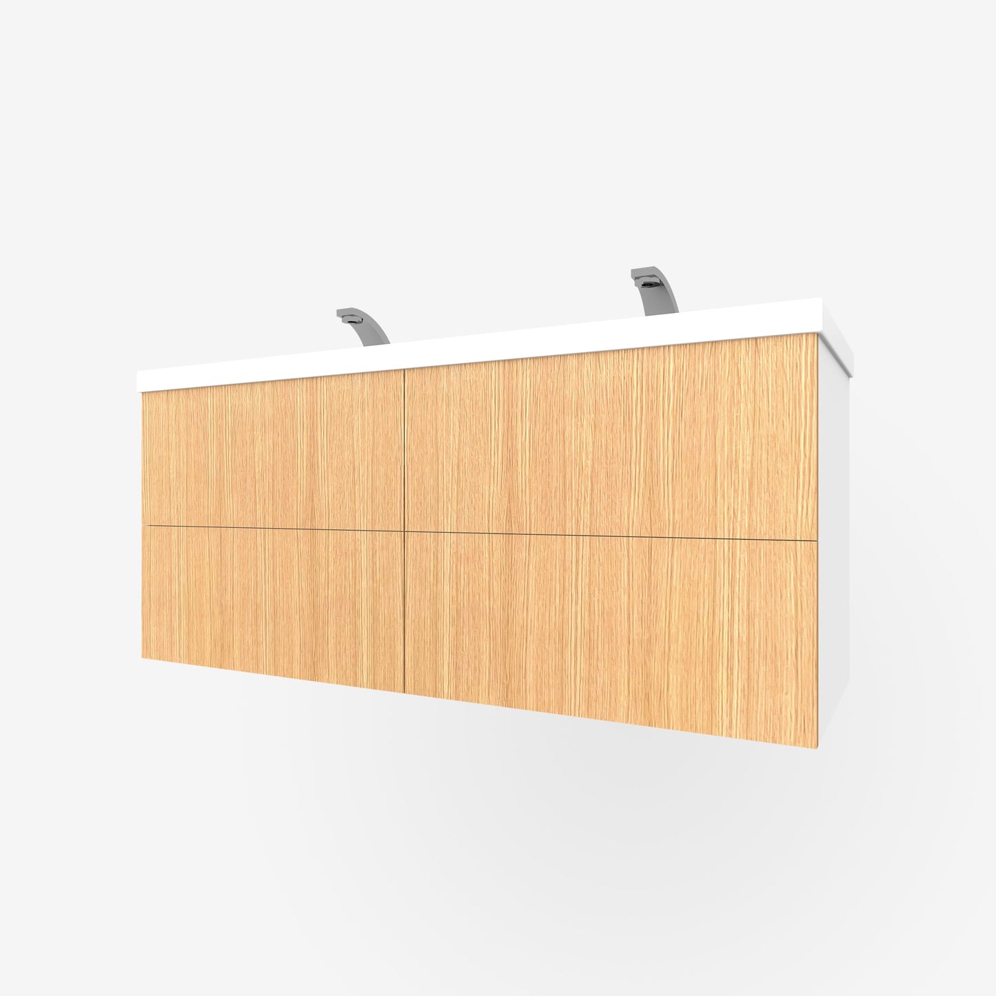 Rift White Oak 4-Drawers for Godmorgon