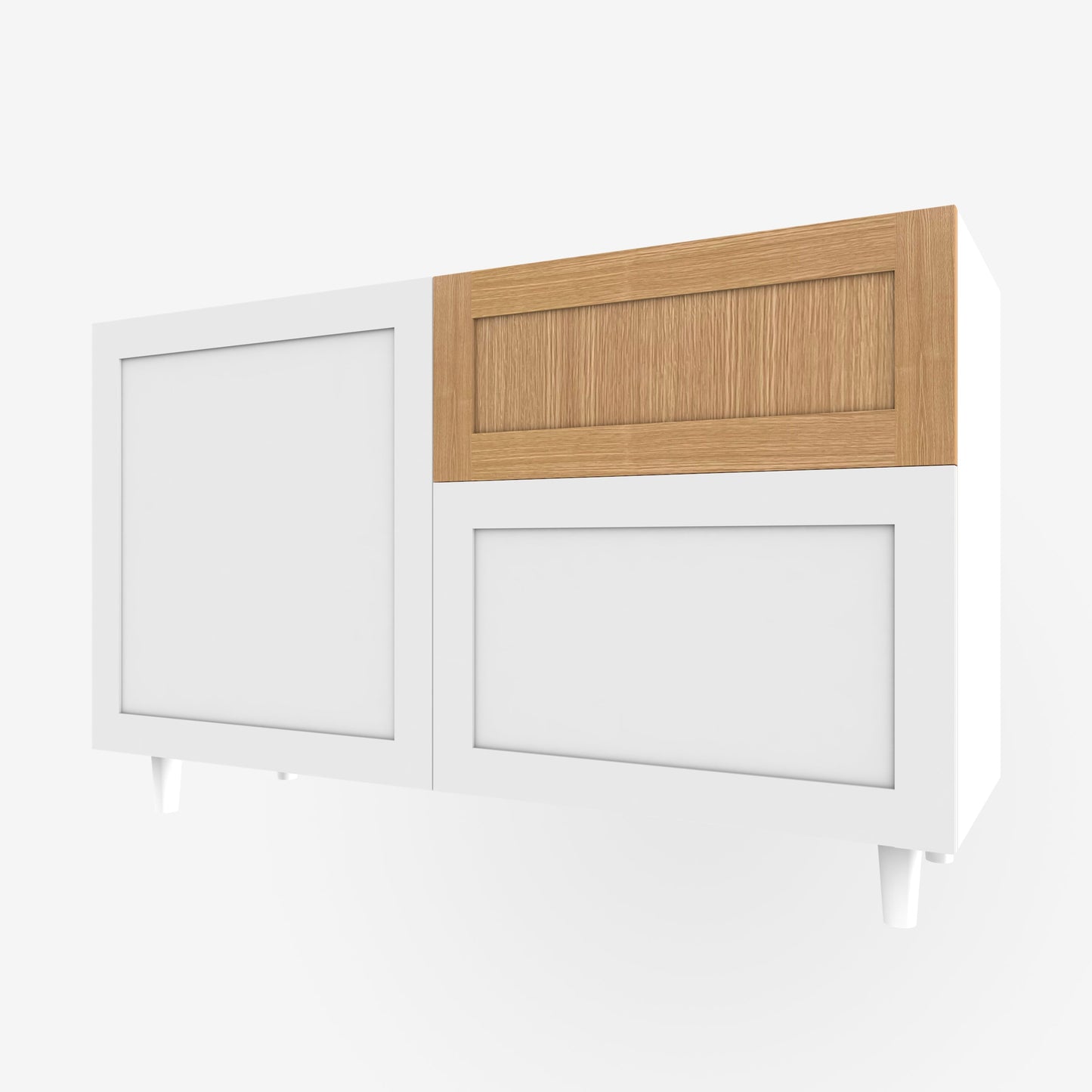White Oak Shaker Door / Drawer for Besta