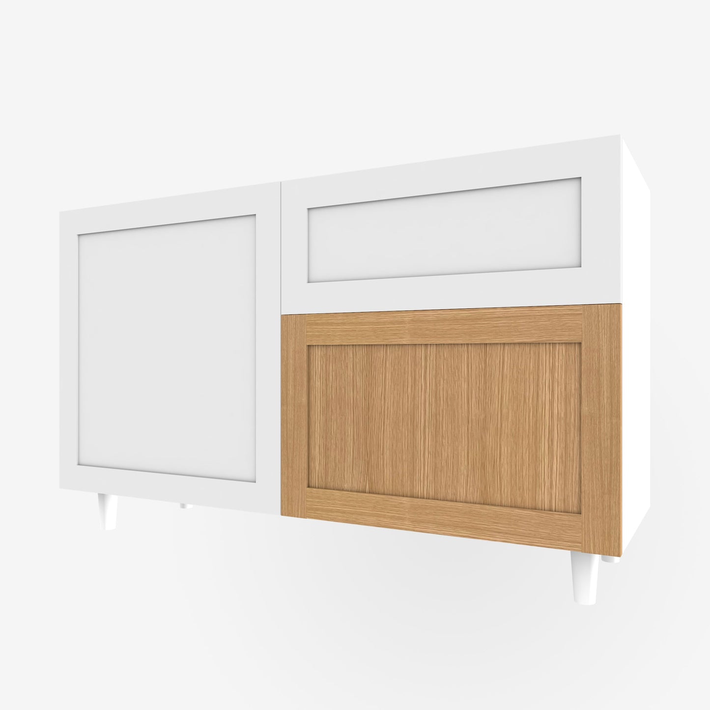 White Oak Shaker Door / Drawer for Besta