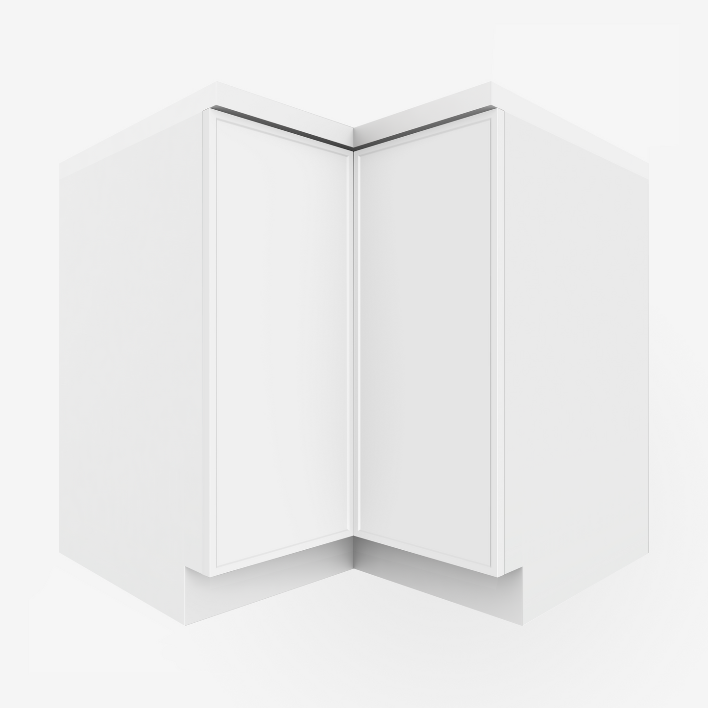 White Outline Corner Cabinet Door for Sektion