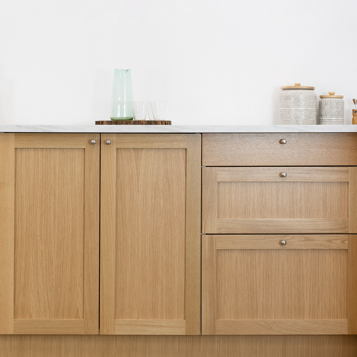 White Oak Shaker Door for Sektion