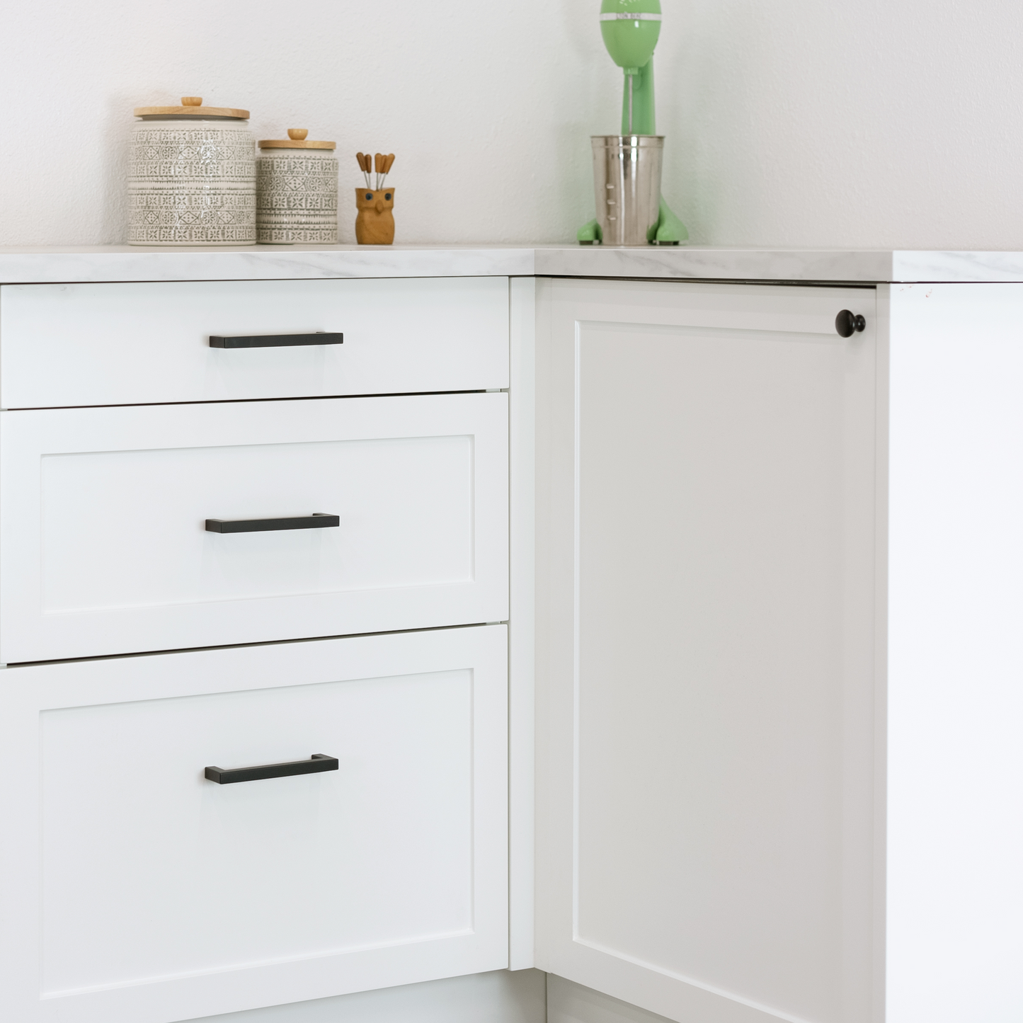 White Shaker Drawers for Sektion
