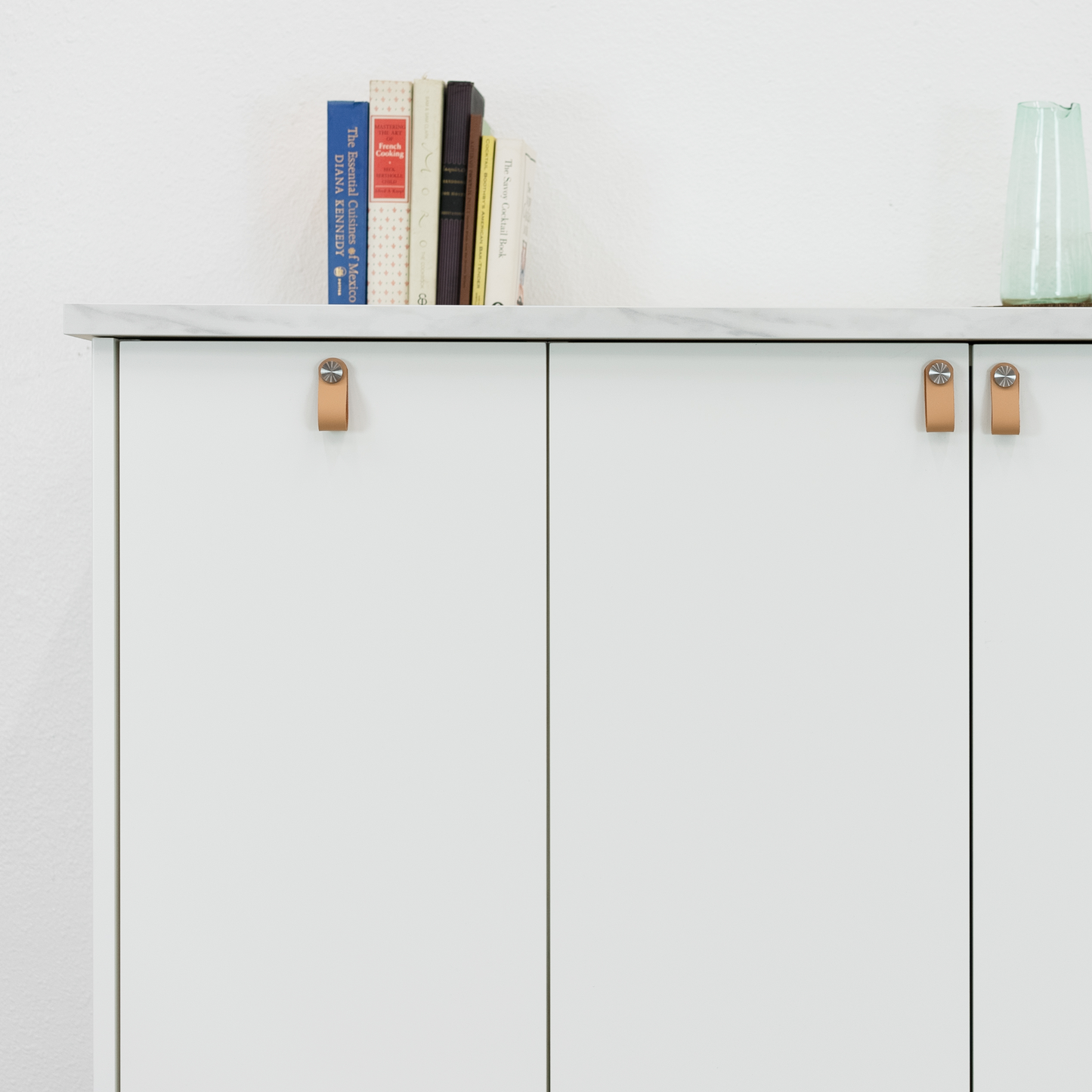 White Slab Door for Sektion