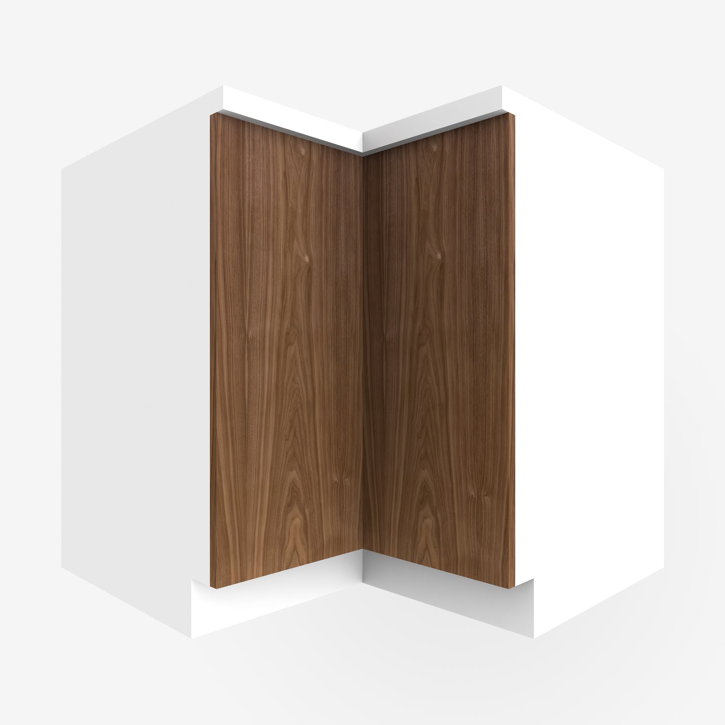 Walnut Corner Cabinet Door for Sektion