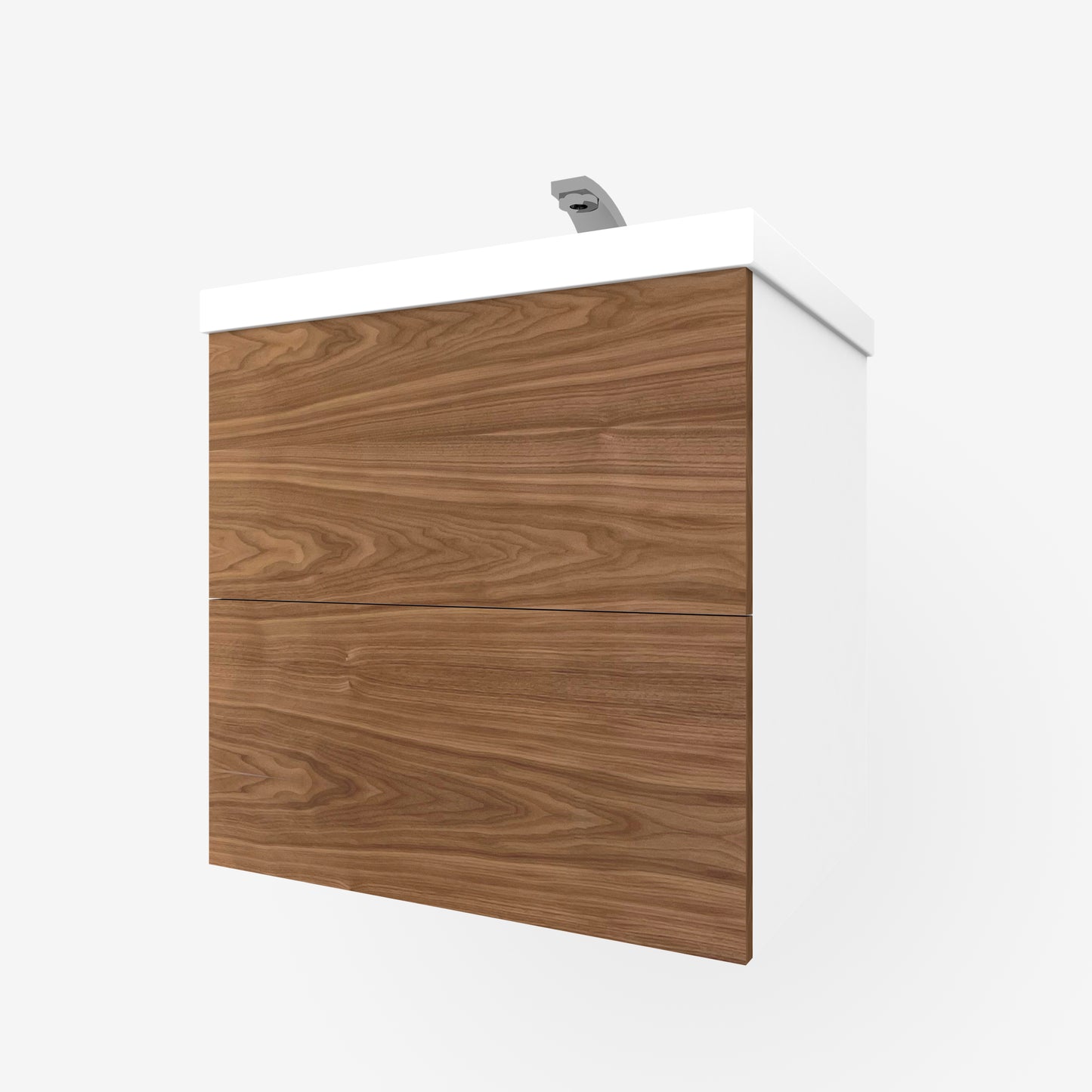 Walnut 2-Drawers for Godmorgon, Horizontal Grain - Real Wood Veneer