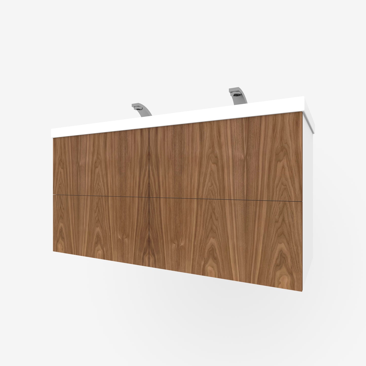 Walnut 4-Drawers for Godmorgon, Vertical Grain - Real Wood Veneer