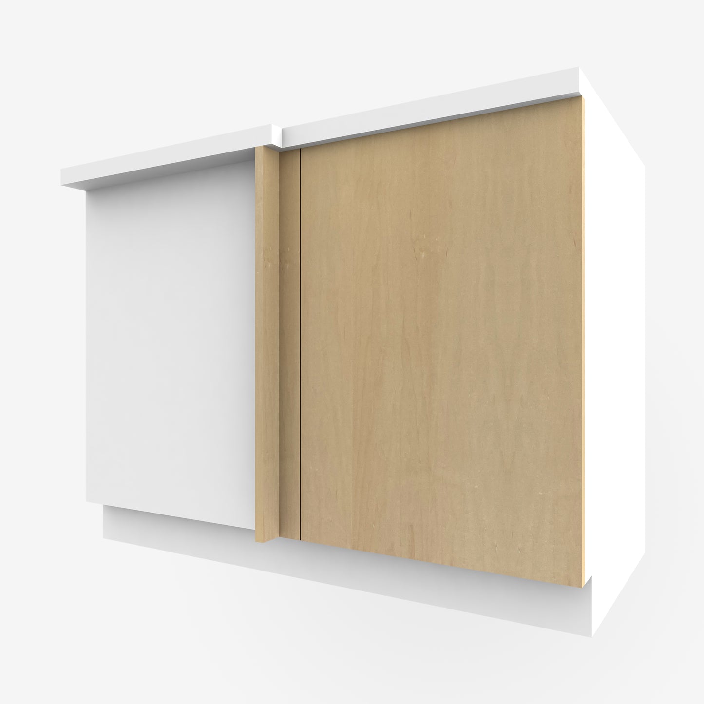 Maple Corner Cabinet Door for Sektion