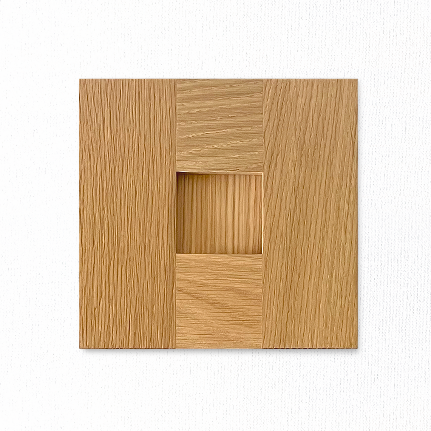 6.5" x 6.5" White Oak Shaker Sample