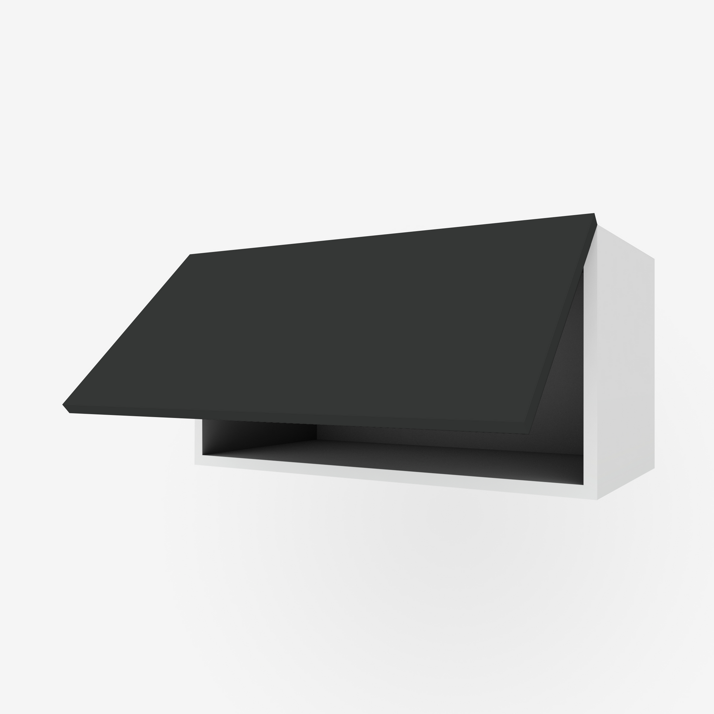 Black Slab Flip-Up Door for Sektion
