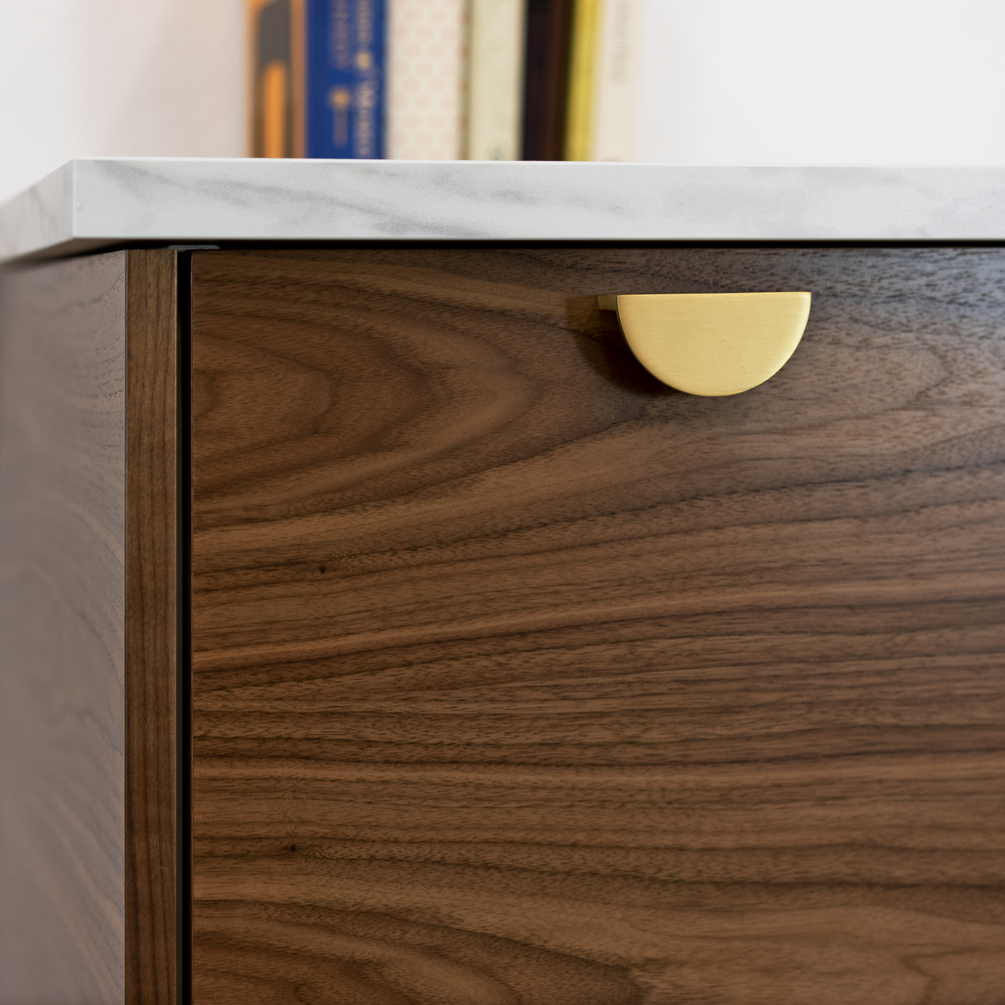 Walnut Pull-Out Drawer for Sektion