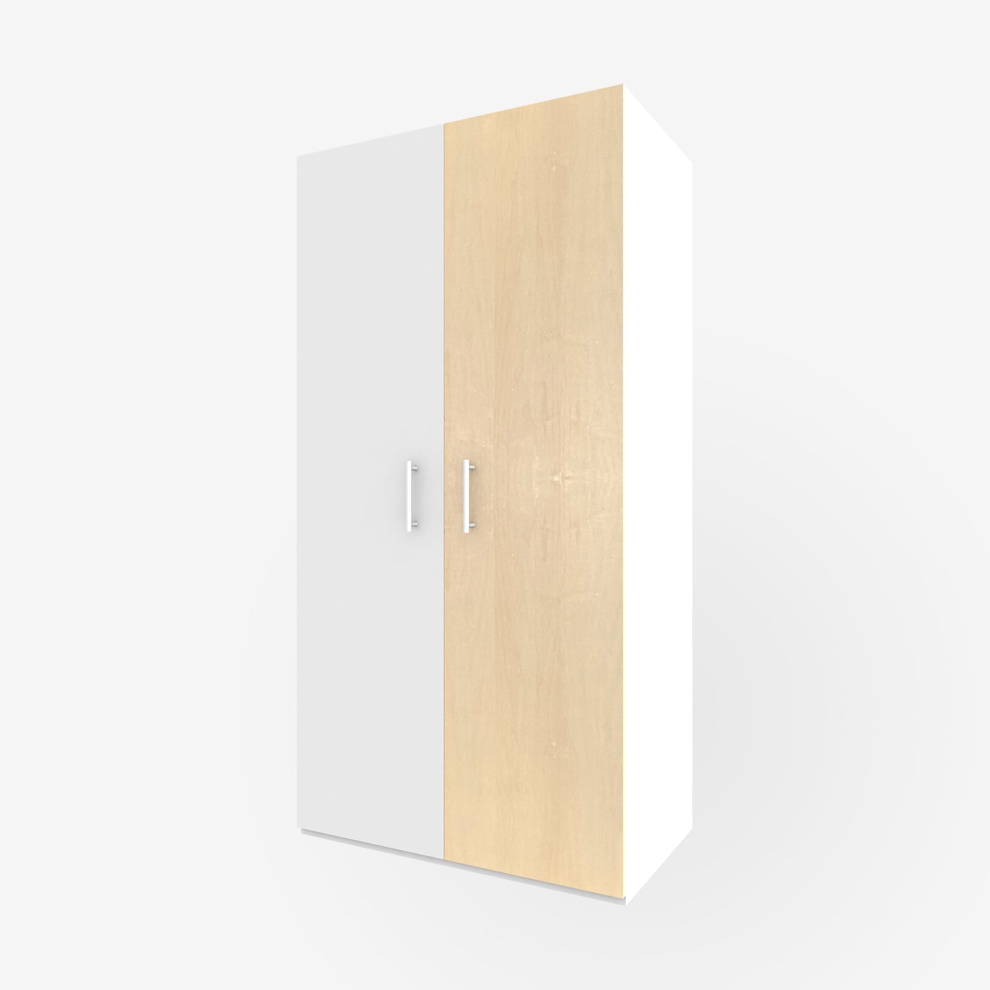 19.5" x 79" real wood veneer maple slab door for Ikea or Swedeboxx pax closet cabinet