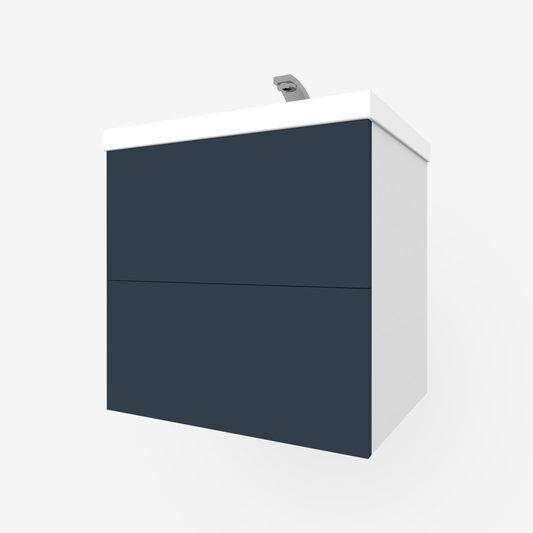 Marine Blue Slab 2-Drawers for Godmorgon