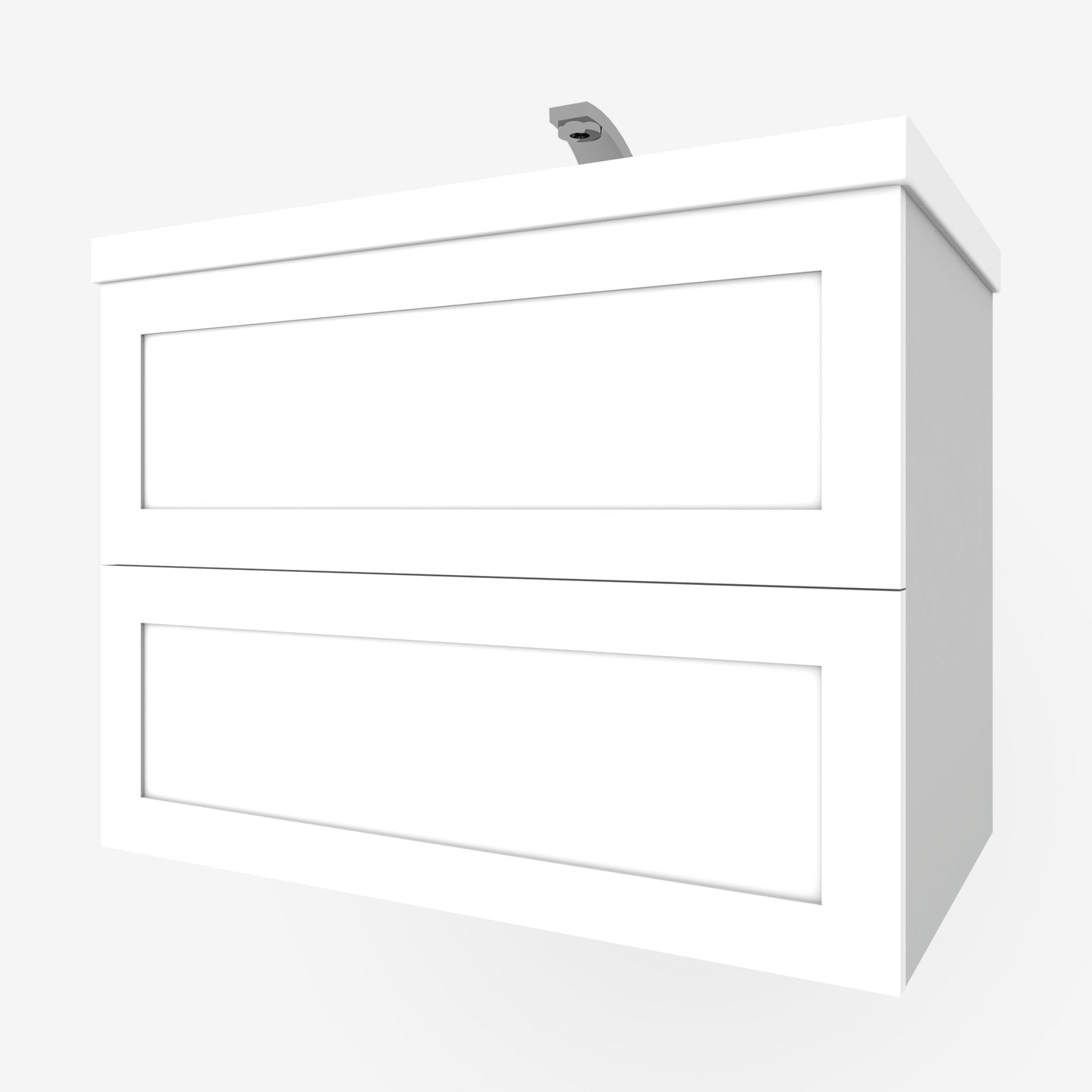 White Shaker 2-Drawers for Godmorgon