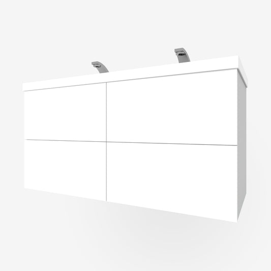 Modern White Slab 4-Drawers for Godmorgon - Acrylic
