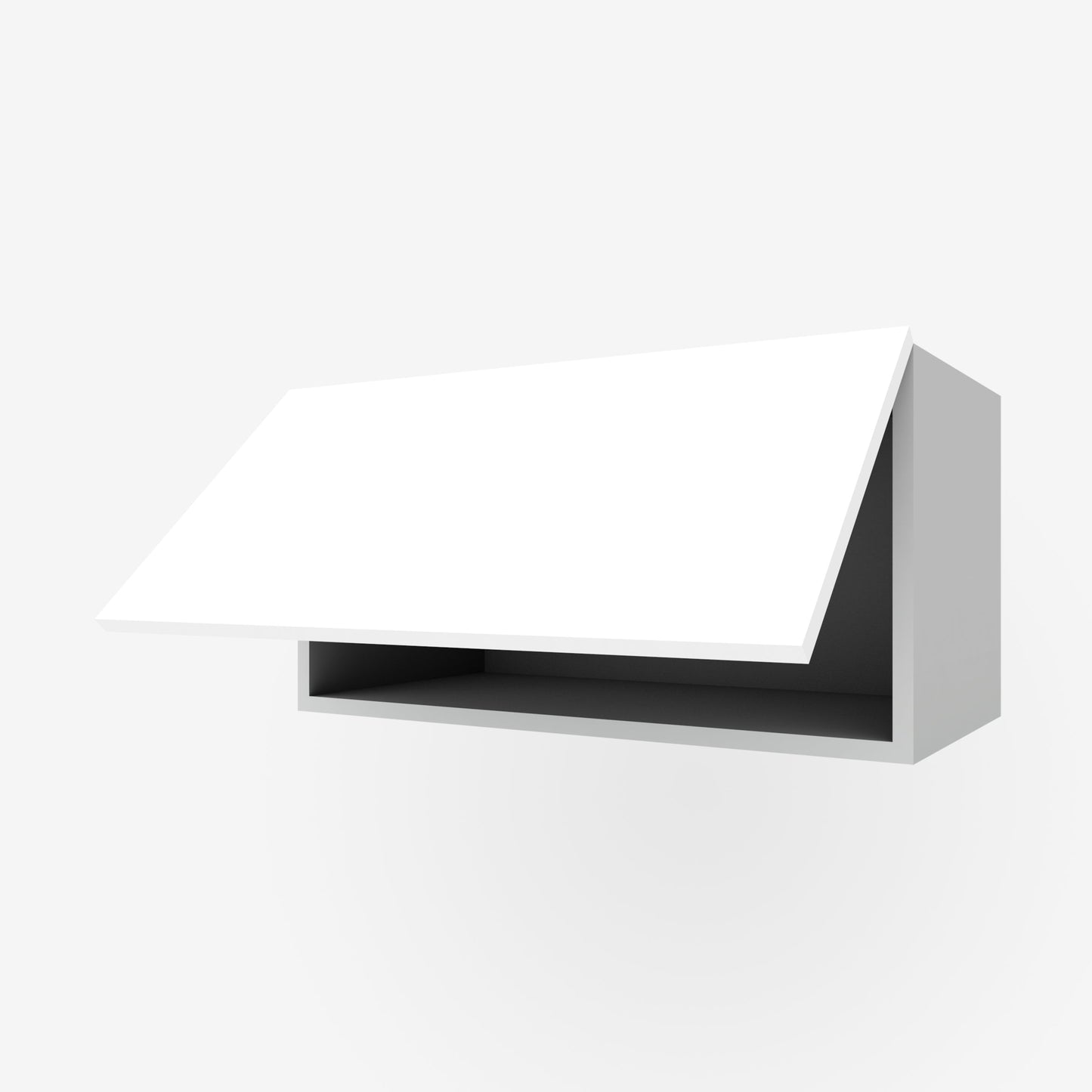 White Slab Flip-Up Door for Sektion
