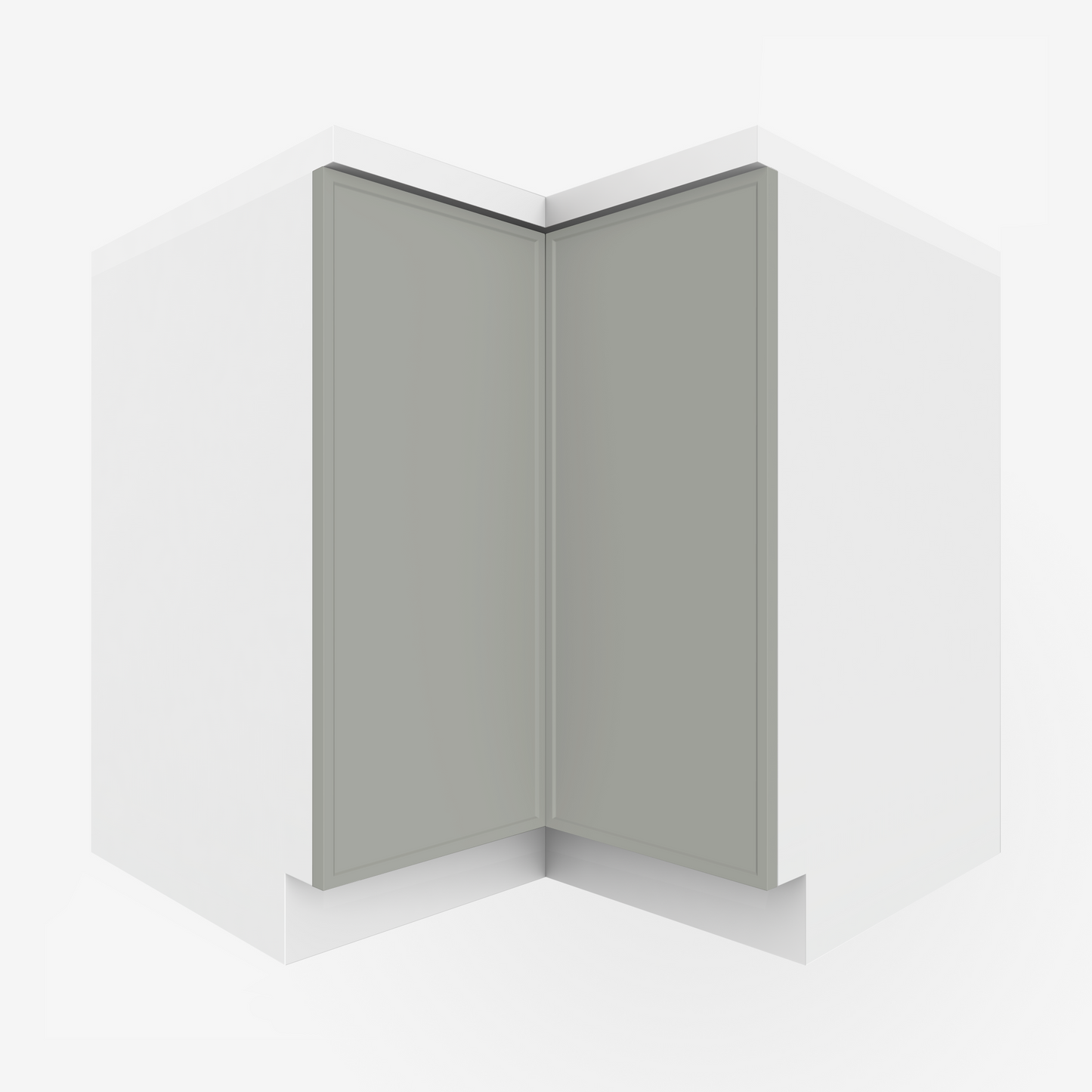 Revere Grey Outline Corner Cabinet Door for Sektion