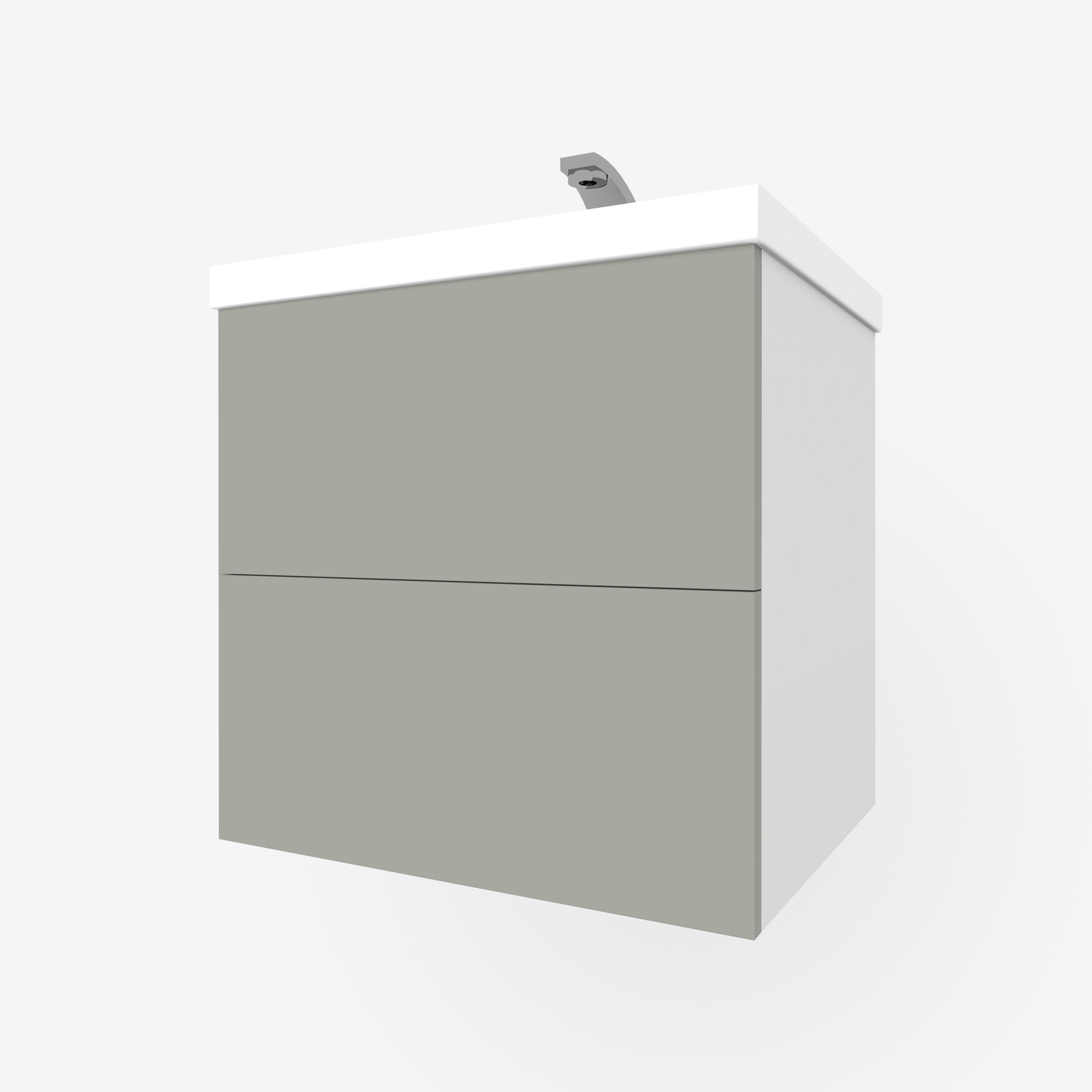 Revere Grey Slab 2-Drawers for Godmorgon