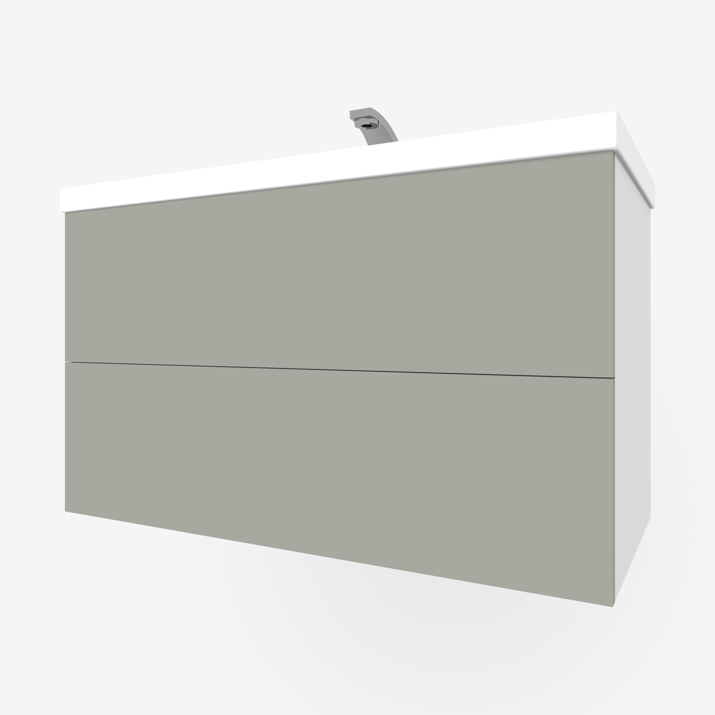 Revere Grey Slab 2-Drawers for Godmorgon