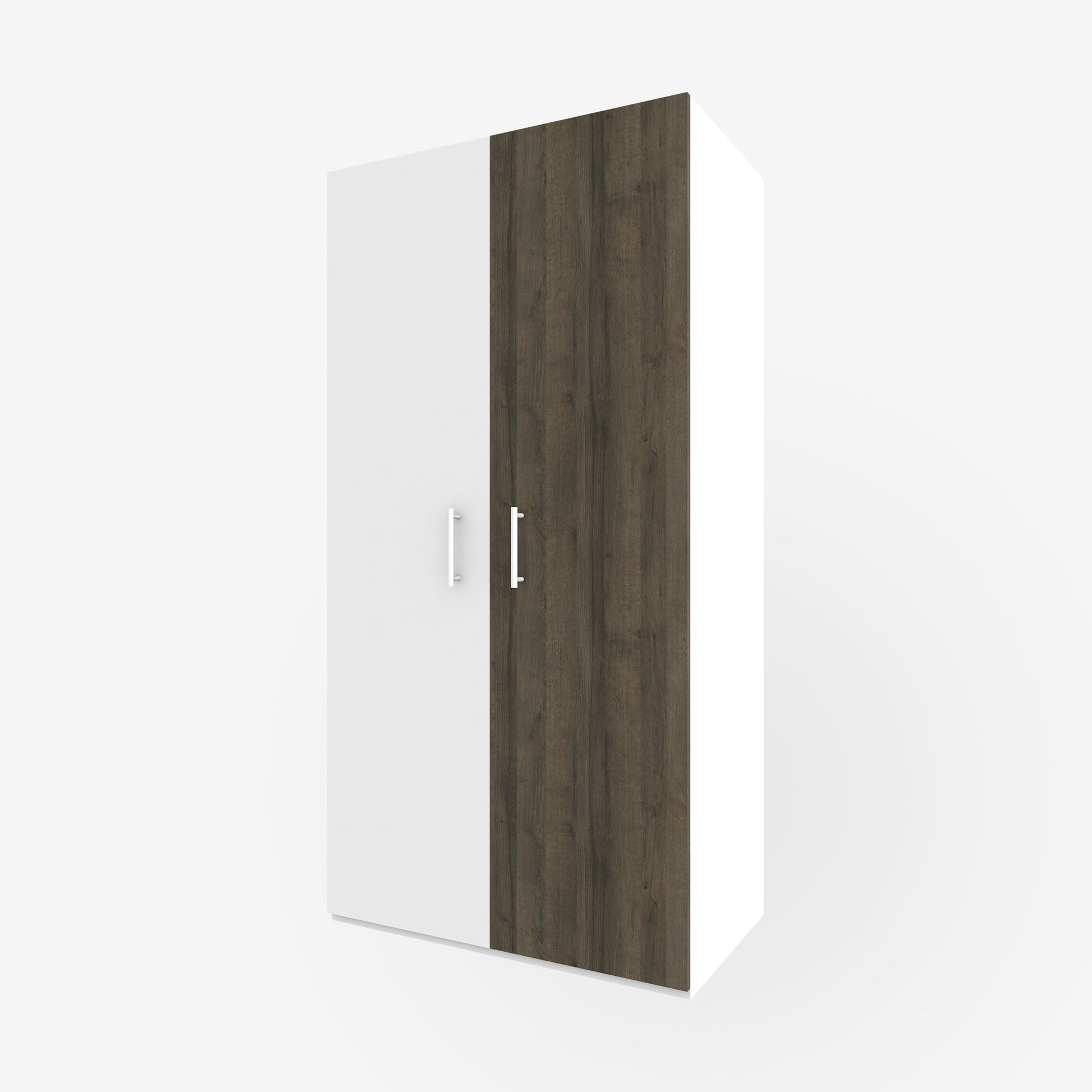 19.5" x 79" dark wood tone rockwood slab door for Ikea or Swedeboxx pax closet cabinet
