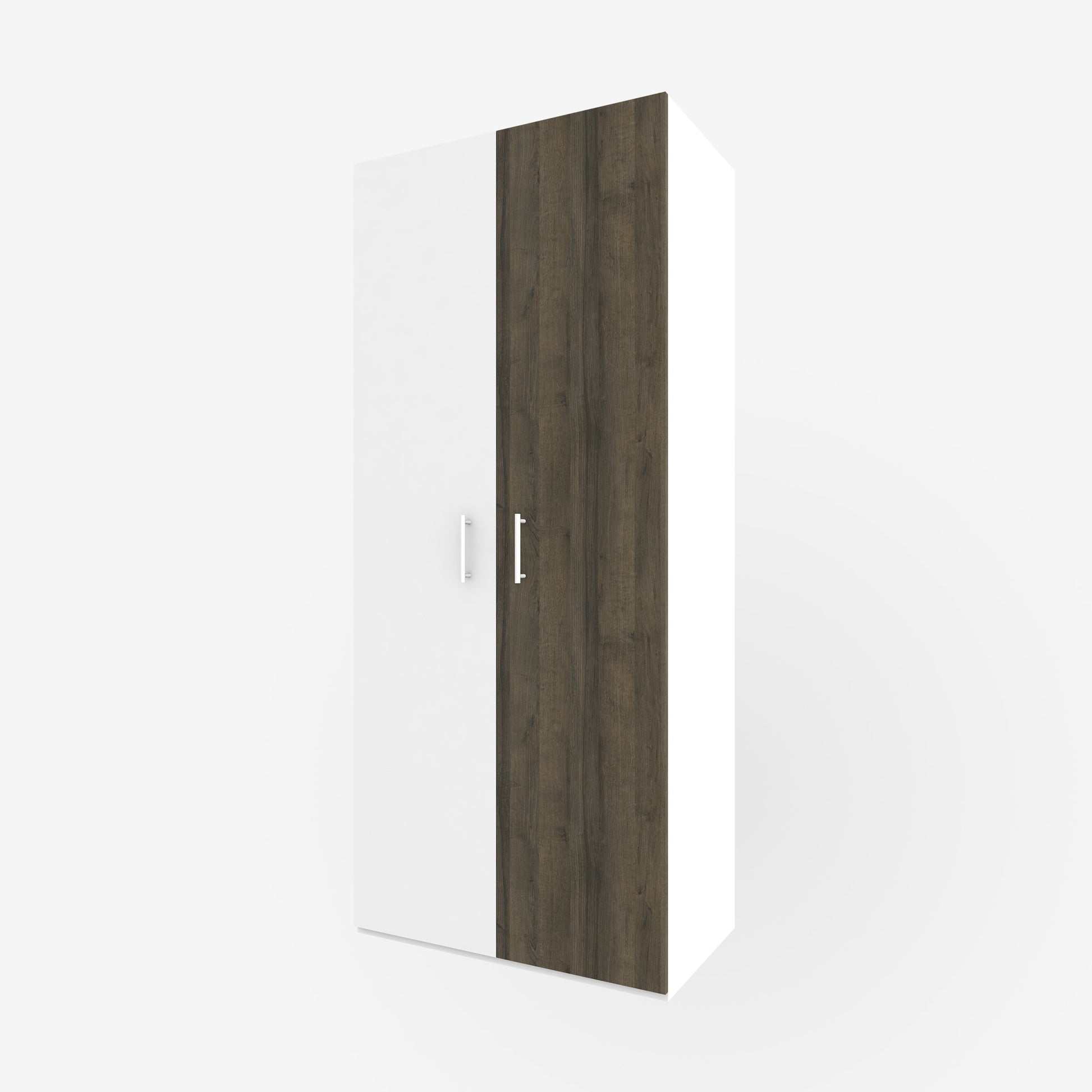 19.5" x 93" dark wood tone rockwood slab door for Ikea or Swedeboxx pax closet cabinet